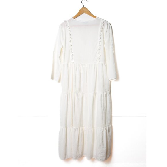 MADEWELL Tassel Cover-Up Caftan Dress - Picture 7 of 13
